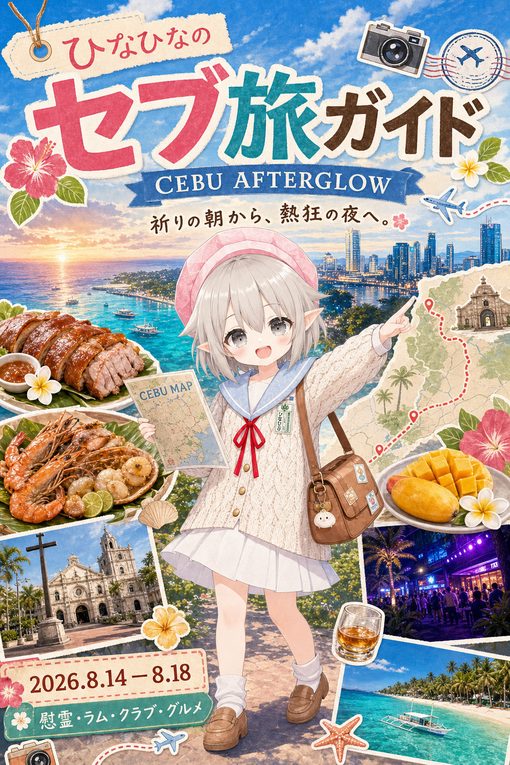 ひなひなのセブ旅ガイド表紙